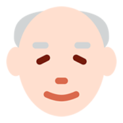 👴🏻 Emoji Anciano: Tono De Piel Claro en Twitter Twemoji 12.1.
