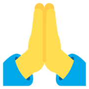 🙏 Emoji Manos En Oración en Twitter Twemoji 12.1.
