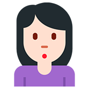 🙎🏻 Emoji schmollende Person: helle Hautfarbe Twitter Twemoji 12.1.