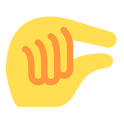 🤏 Emoji Wenig-Geste Twitter Twemoji 12.1.