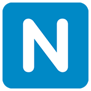 🇳 Emoji Letra do símbolo indicador regional N na Twitter Twemoji 12.1.