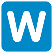 🇼 Emoji Letra do símbolo indicador regional W na Twitter Twemoji 12.1.