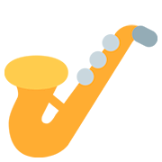 Émoji 🎷 Saxophone sur Twitter Twemoji 12.1.