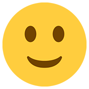 🙂 Emoji Cara Sonriendo Ligeramente en Twitter Twemoji 12.1.