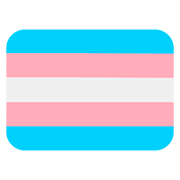 Emoji 🏳️‍⚧ Bandiera Transgender su Twitter Twemoji 12.1.