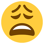 😩 Emoji erschöpftes Gesicht Twitter Twemoji 12.1.
