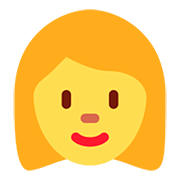 👩 Emoji Mujer en Twitter Twemoji 12.1.