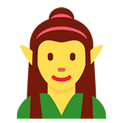 🧝‍♀️ Emoji Elfa na Twitter Twemoji 12.1.