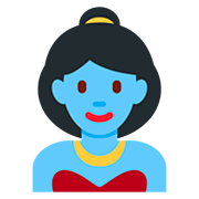 Emoji 🧞‍♀️ Genio Donna su Twitter Twemoji 12.1.