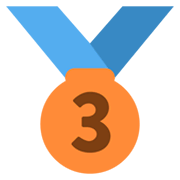 🥉 Emoji Medalla De Bronce en Twitter Twemoji 13.0.1.