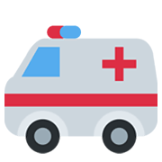 🚑 Emoji Ambulância na Twitter Twemoji 13.0.1.