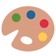 Emoji 🎨 Tavolozza Dei Colori su Twitter Twemoji 13.0.1.