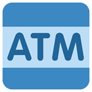🏧 Emoji Symbol „Geldautomat“ Twitter Twemoji 13.0.1.