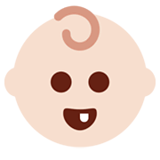 Emoji 👶🏻 Neonato: Carnagione Chiara su Twitter Twemoji 13.0.1.