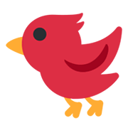 Emoji 🐦 Uccello su Twitter Twemoji 13.0.1.