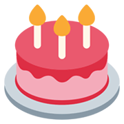 Émoji 🎂 Gâteau D’anniversaire sur Twitter Twemoji 13.0.1.