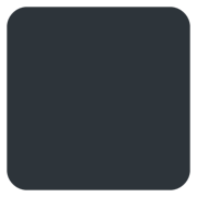 Emoji ⬛ Quadrato Nero Grande su Twitter Twemoji 13.0.1.