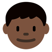 Emoji 👦🏿 Bambino: Carnagione Scura su Twitter Twemoji 13.0.1.
