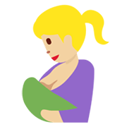 🤱🏼 Emoji Lactancia Materna: Tono De Piel Claro Medio en Twitter Twemoji 13.0.1.