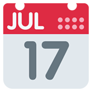 📅 Emoji Calendario en Twitter Twemoji 13.0.1.
