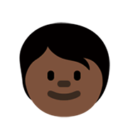 Emoji 🧒🏿 Bimbo: Carnagione Scura su Twitter Twemoji 13.0.1.