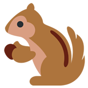 🐿️ Emoji Streifenhörnchen Twitter Twemoji 13.0.1.