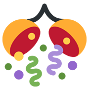 Emoji 🎊 Coriandoli su Twitter Twemoji 13.0.1.