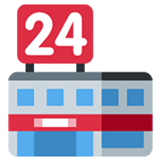 Emoji 🏪 Minimarket su Twitter Twemoji 13.0.1.
