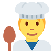 🧑‍🍳 Emoji cocinar en Twitter Twemoji 13.0.1.