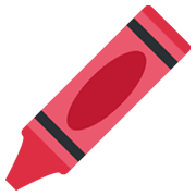 Émoji 🖍️ Crayon Pastel sur Twitter Twemoji 13.0.1.
