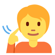 Emoji 🧏 Persona Con Problemi Di Udito su Twitter Twemoji 13.0.1.