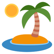 Emoji 🏝️ Isola Deserta su Twitter Twemoji 13.0.1.