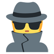 Emoji 🕵️ Detective su Twitter Twemoji 13.0.1.