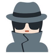 Emoji 🕵🏻 Detective: Carnagione Chiara su Twitter Twemoji 13.0.1.