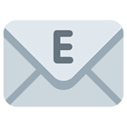 Emoji 📧 E-mail su Twitter Twemoji 13.0.1.