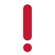 Emoji ❗ Punto Esclamativo Rosso su Twitter Twemoji 13.0.1.
