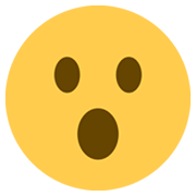 Emoji 😮 Faccina Con Bocca Aperta su Twitter Twemoji 13.0.1.