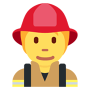 Emoji 🧑‍🚒 Pompiere su Twitter Twemoji 13.0.1.