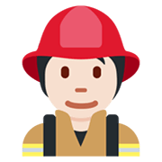 Émoji 🧑🏻‍🚒 Pompier : Peau Claire sur Twitter Twemoji 13.0.1.
