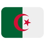 🇩🇿 Emoji Bandera: Argelia en Twitter Twemoji 13.0.1.