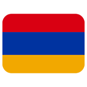 🇦🇲 Emoji Bandera: Armenia en Twitter Twemoji 13.0.1.