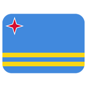 🇦🇼 Emoji Flagge: Aruba Twitter Twemoji 13.0.1.