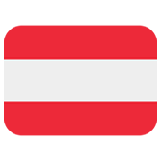 🇦🇹 Emoji Bandera: Austria en Twitter Twemoji 13.0.1.