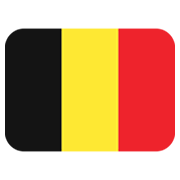 🇧🇪 Emoji Bandera: Bélgica en Twitter Twemoji 13.0.1.
