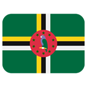 🇩🇲 Emoji Bandera: Dominica en Twitter Twemoji 13.0.1.