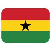 🇬🇭 Emoji Bandera: Ghana en Twitter Twemoji 13.0.1.