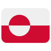 🇬🇱 Emoji Bandera: Groenlandia en Twitter Twemoji 13.0.1.