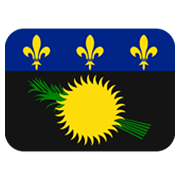 🇬🇵 Emoji Flagge: Guadeloupe Twitter Twemoji 13.0.1.