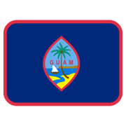 🇬🇺 Emoji Flagge: Guam Twitter Twemoji 13.0.1.