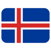 🇮🇸 Emoji Bandera: Islandia en Twitter Twemoji 13.0.1.